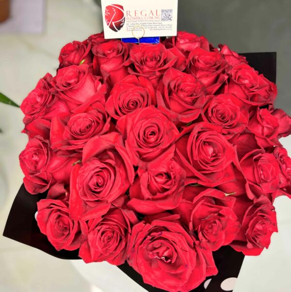 RED ROSES BOUQUET -Bouquet Of Red Roses - Image 6