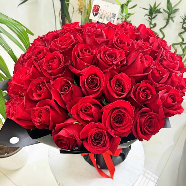 RED ROSES BOUQUET -Bouquet Of Red Roses - Image 4
