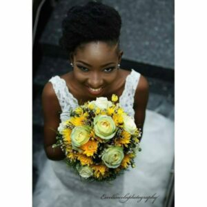 BRIDAL BOUQUET 120 - Roses, Chrysanthemums and Million Star . . . select size