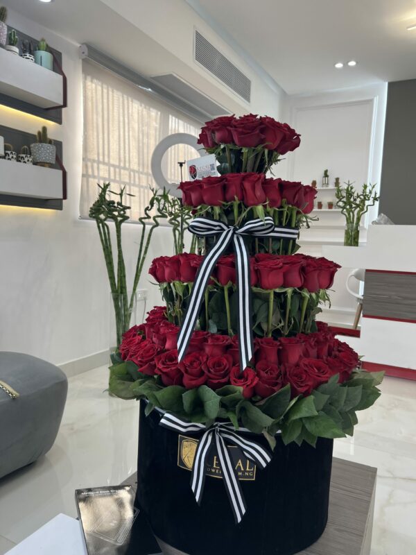 VIP Imperial – VIP Arrangement Of tiered roses and million stars . . . - Image 4