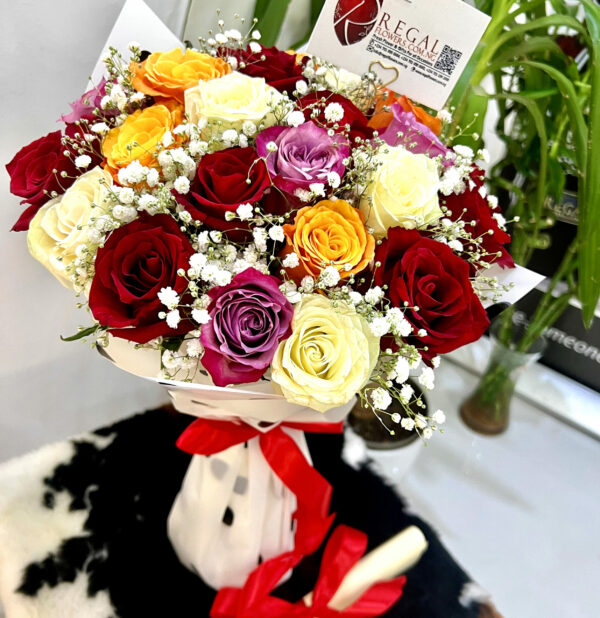 BEAUTIFUL MIXED ROSES AND  MILLION STARS – Mixed Roses & Million Stars - Image 8