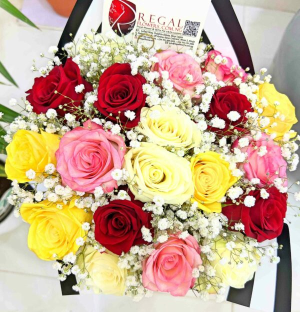 BEAUTIFUL MIXED ROSES AND  MILLION STARS – Mixed Roses & Million Stars - Image 6