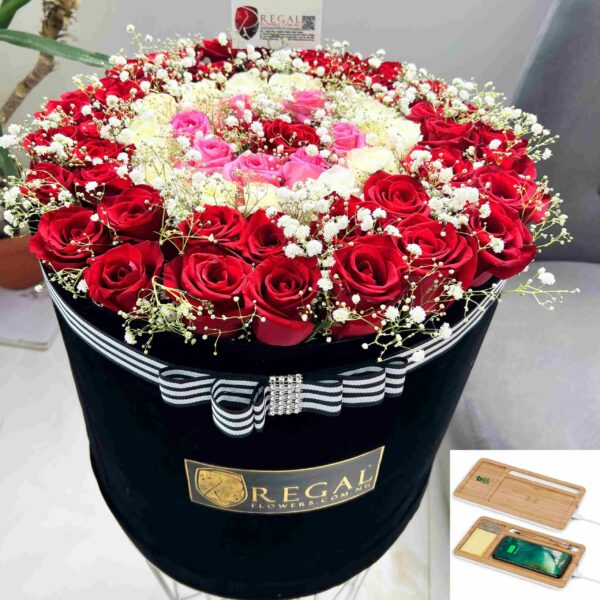 VIP Belleza By Regal Box Arrangement – Two or More Colors Of Roses