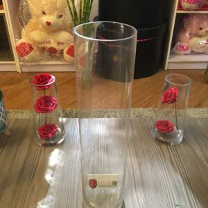Transparent Tall 50cm Cylindrical Vase . . .more