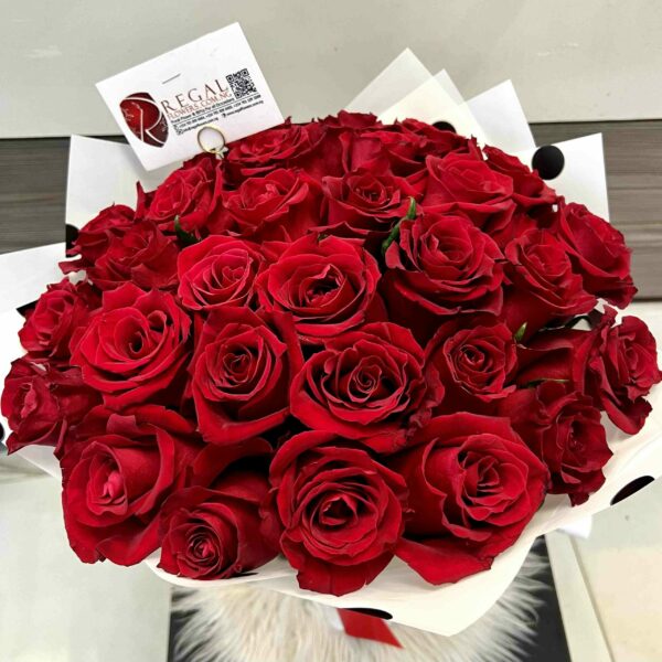 RED ROSES BOUQUET -Bouquet Of Red Roses - Image 2