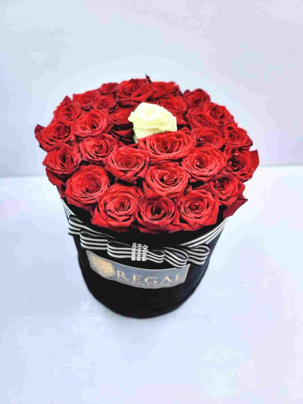 THE ONE BOX ARRANGEMENT- Contrasting Rose Colours - Image 10