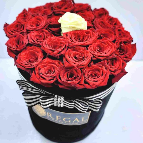 THE ONE BOX ARRANGEMENT- Contrasting Rose Colours - Image 6