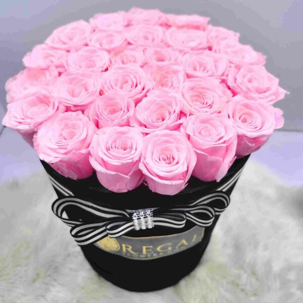 FOREVER PINK ROSES- A luxury Box Of Elegant Preserved Sweet Pink Roses - Image 5