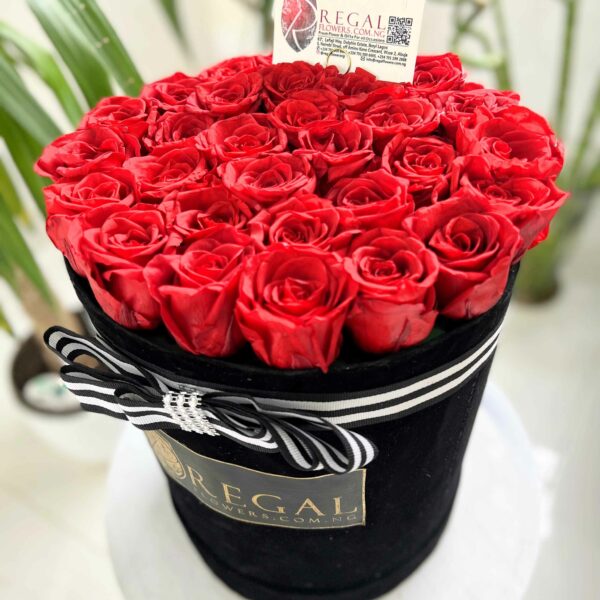 FOREVER RED ROSES-  Box Of Luxury Forever Red Roses - Image 4