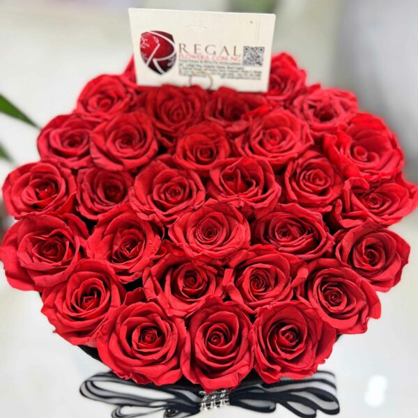 FOREVER RED ROSES-  Box Of Luxury Forever Red Roses - Image 2