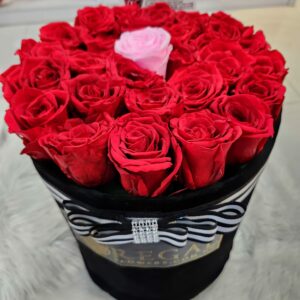 FOREVER YOU - A Luxuriant Box Of Contrasting Forever roses...More