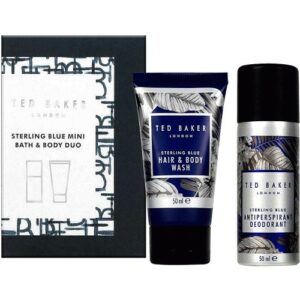 TED BAKER STERLING BLUE MINI BATH & BODY DUO (50ml)