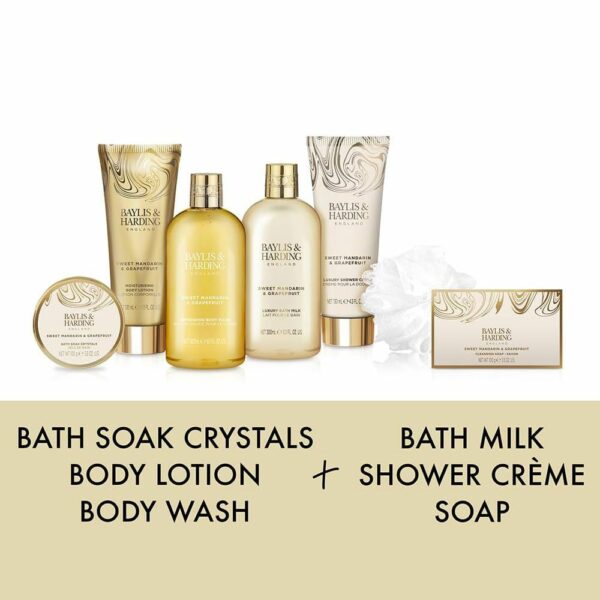 BAYLIS & HARDING - SWEET MANDARIN & GRAPEFRUIT ULTIMATE BATHING LARGE GIFT SET - Image 3