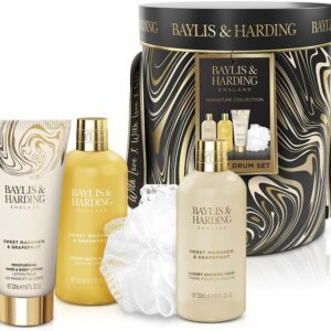 BAYLIS & HARDING - SWEET MANDARIN & GRAPEFRUIT LUXURY DRUM GIFT SET