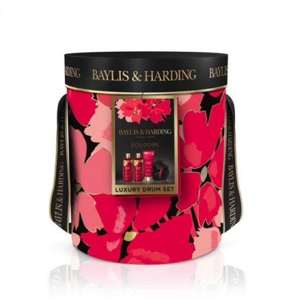 BAYLIS & HARDING - BOUDIORE CHERRY BLOSSOM LUXURY PAMPER DRUM GIFT SET - Image 2