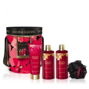 BAYLIS & HARDING - BOUDIORE CHERRY BLOSSOM LUXURY PAMPER DRUM GIFT SET