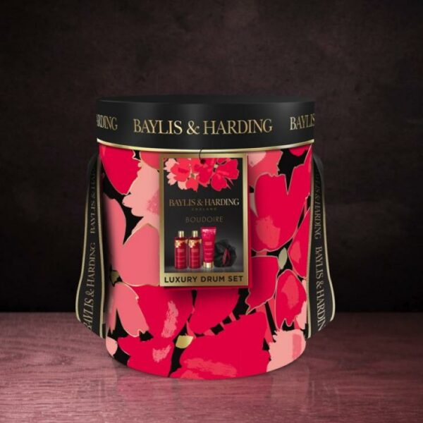 BAYLIS & HARDING - BOUDIORE CHERRY BLOSSOM LUXURY PAMPER DRUM GIFT SET - Image 4