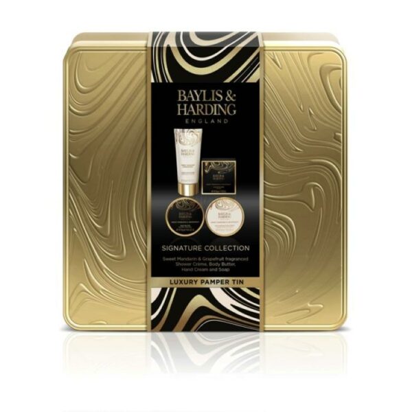 BAYLIS & HARDING - SWEET MANDARIN & GRAPEFRUIT LUXURY BATHING TIN GIFT SET - Image 2