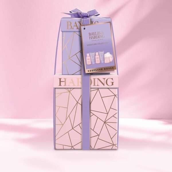 BAYLIS & HARDING - JOJOBA, VANILLA & ALMOND OIL LUXURY PAMPER PRESENT GIFT SET - Image 2